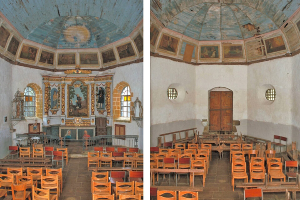 L'intérieur de la chapelle ©DR Monuments Historiques