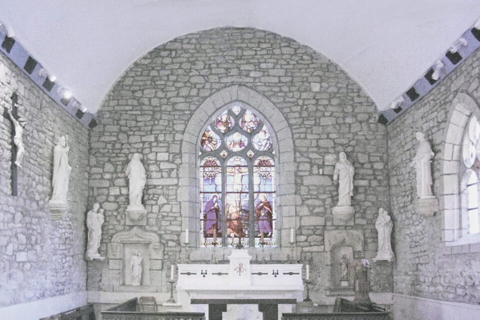 L'intérieur de la chapelle saint Laurent à Bignan © Mairie de Bignan